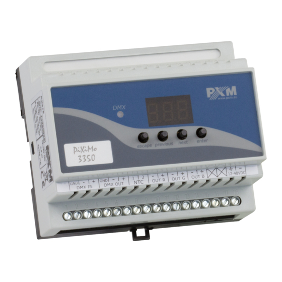 PXM PX215 Manual