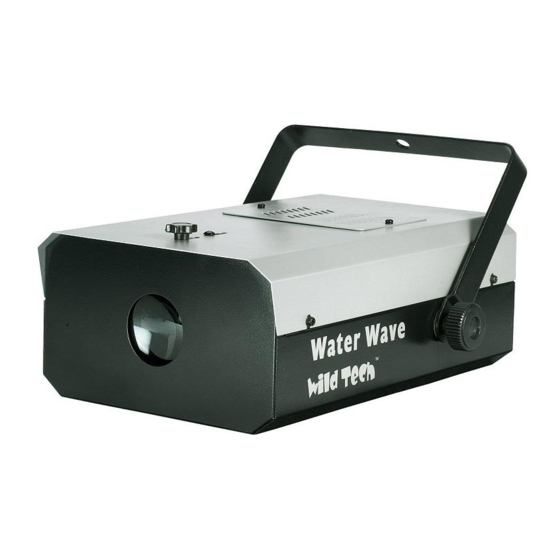 JB Systems Water Wave Operation Manual