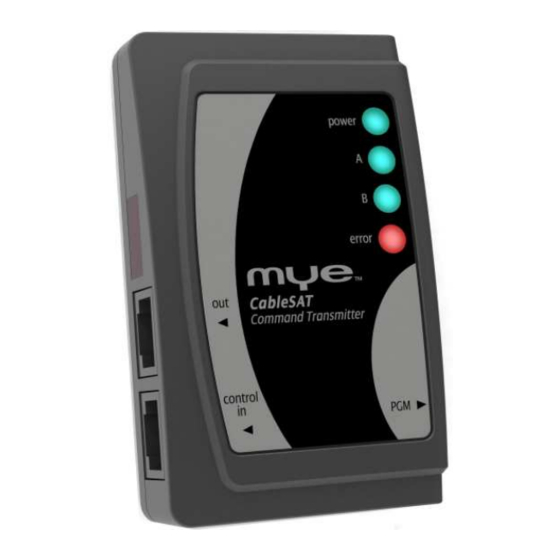 MYE MWCS-AT9-CXA Installation