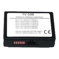 Car-Interface TV-Free CI-TF-NTG3 Manual