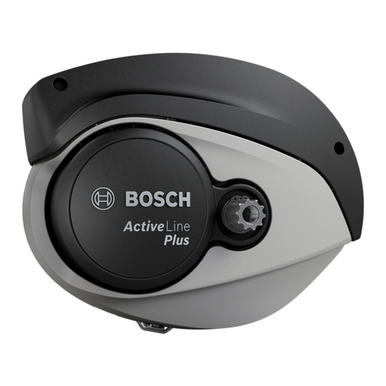 Bosch Active Line Owner's Manual