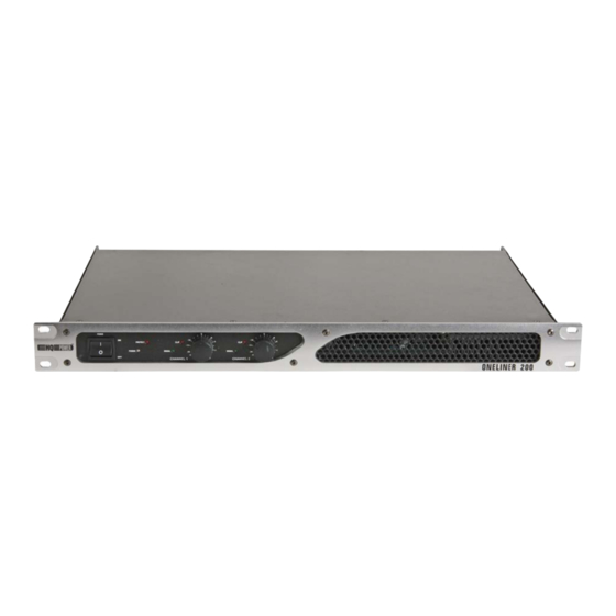 Velleman HQ Power ONELINER 200 Manual