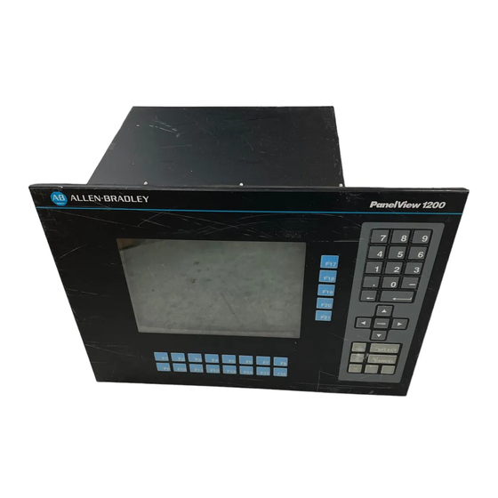 Allen-Bradley PanelView 1200 User Manual