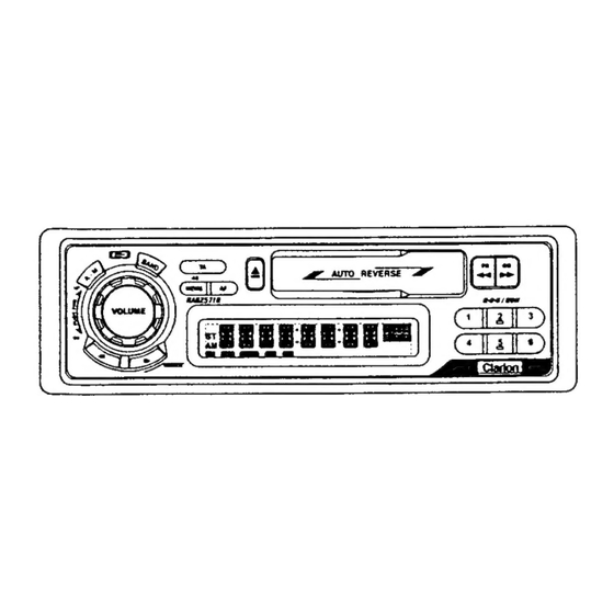 Clarion RAB2571R Service Manual