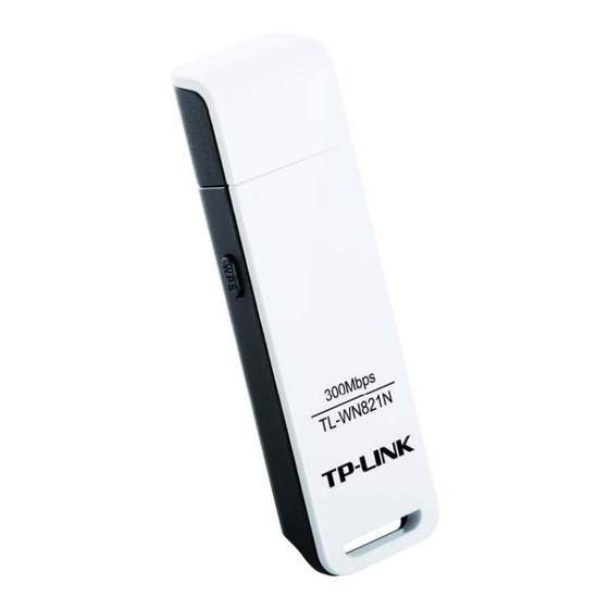 TP-Link TL-WN821N User Manual
