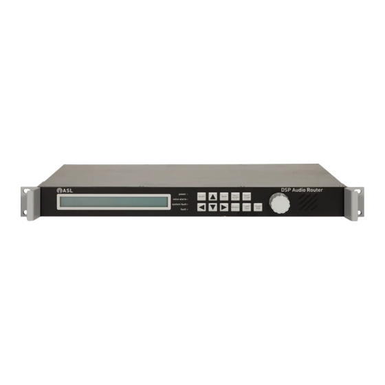 ASL INTERCOM VAR4 Operation Manual