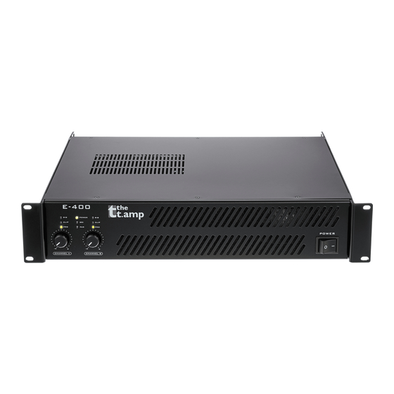 thomann E-400 User Manual