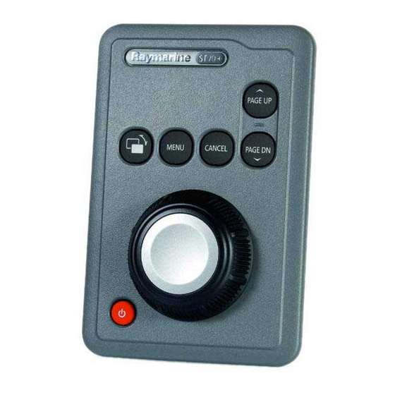Raymarine ST70+ Operating Manual