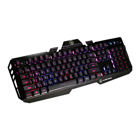 IOGear GKB704RGB Quick Start Manual