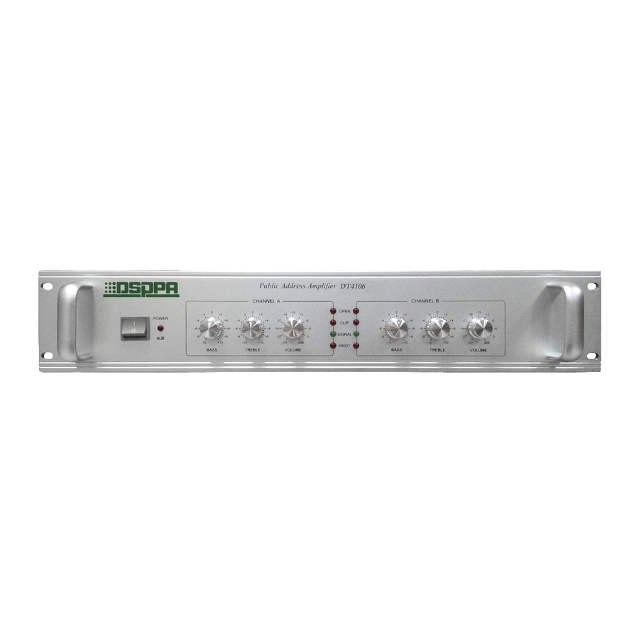 DSPPA DT4106 User Manual