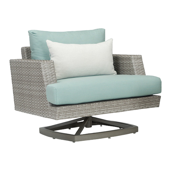 rst brands Portofino Casual Motion Club Chair OP-PECLB2M-PORV Manuals
