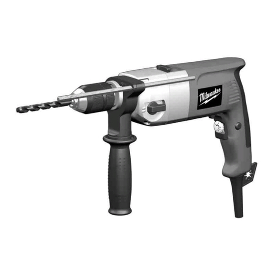 Milwaukee HD2E 13 R Original Instructions Manual