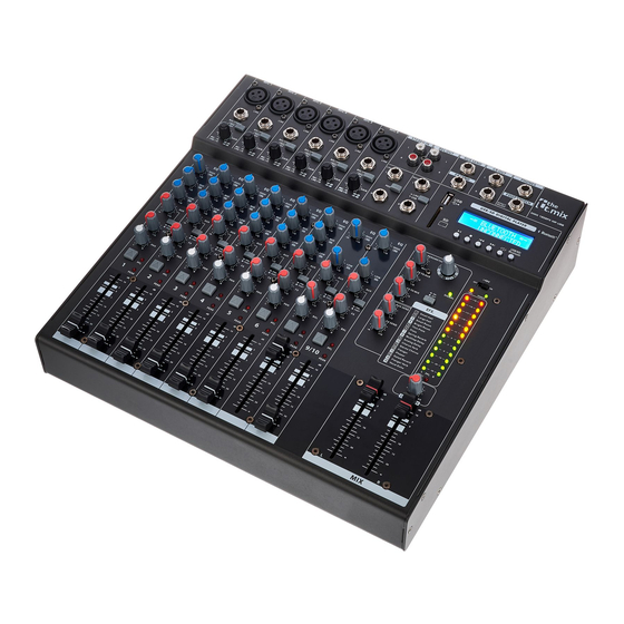 thomann the t.mix xmix 1202 FXMP USB User Manual