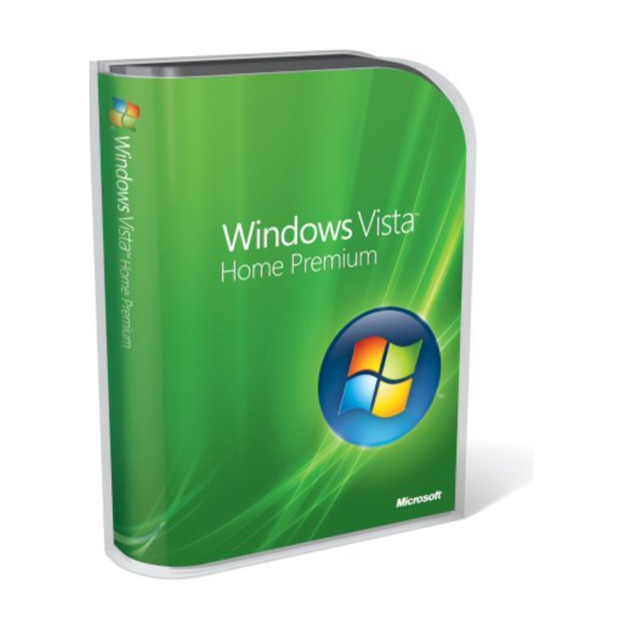 Microsoft Windows Vista Manual