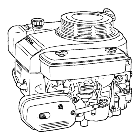 Honda GV400 Owner's Manual