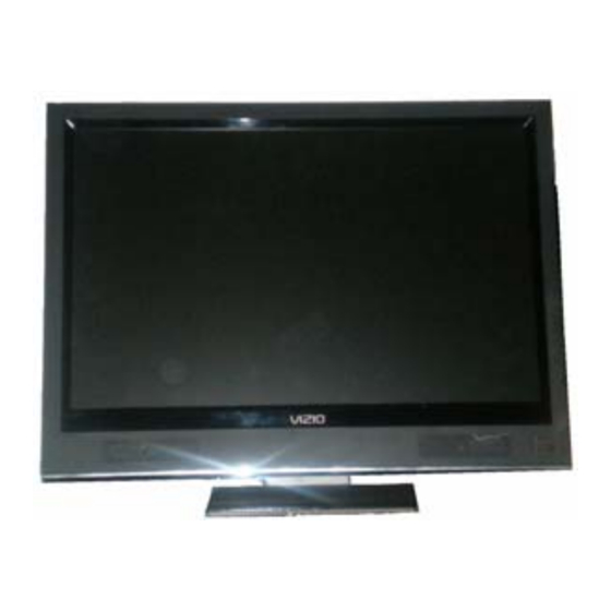 Vizio VO22L HDTV10A Manuals