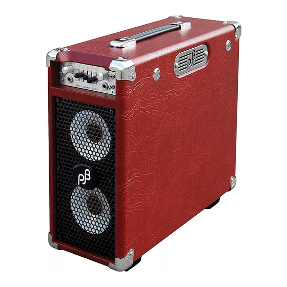 Phil Jones Bass BRIEFCASE Owner's Manual