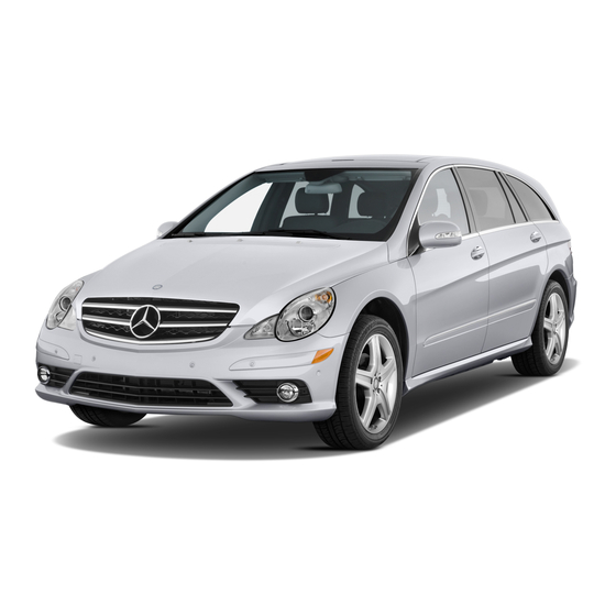 Mercedes-Benz R350 BlueTEC 2010 Operator's Manual