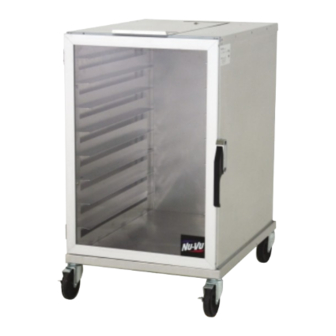 Nu-Vu Bread Cabinet HW-2-1/2G Specification Sheet