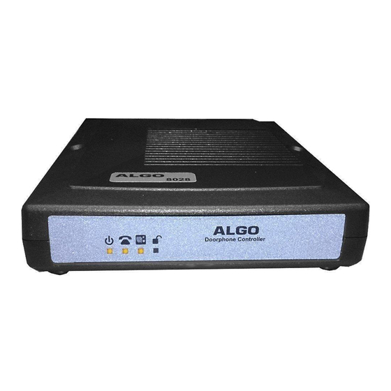 Algo 8028 Installation And Configuration Manual