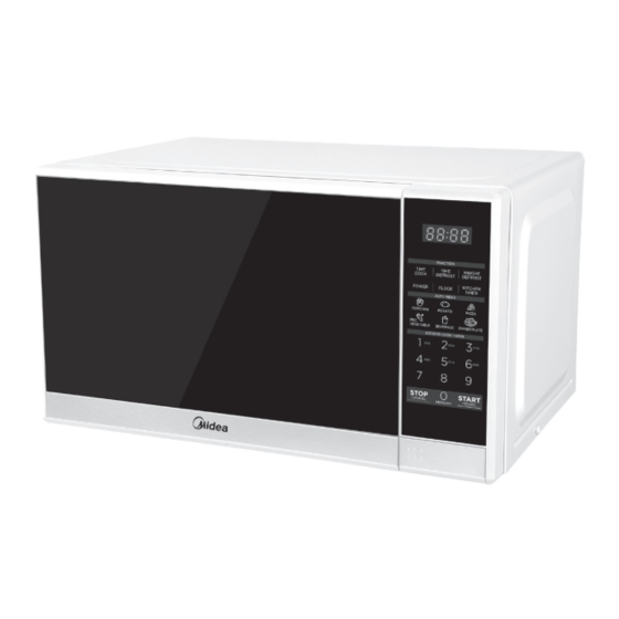 Midea MMW20W White Microwave Oven Manuals
