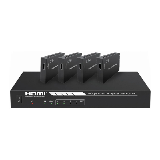 Blackbird 4K HDMI 1x4 User Manual