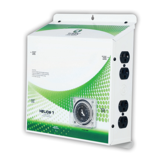 Titan Controls Helios 7 Instruction Manual