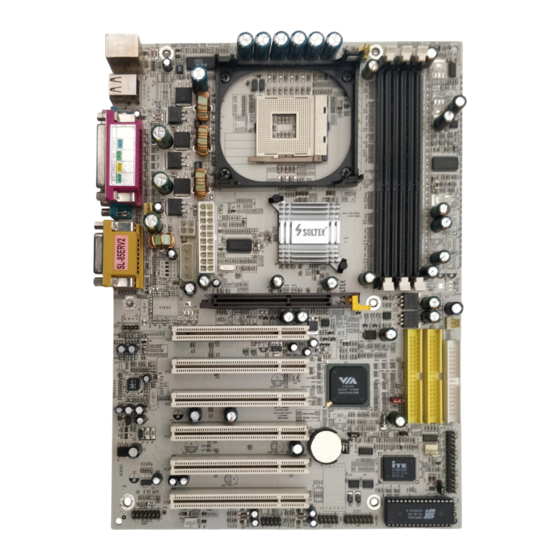 SOLTEK 85ERV2 Manual