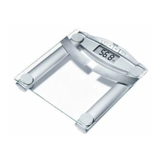 Beurer BF 25 Instructions For Use Manual