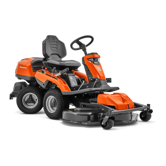 Husqvarna R 318X Operator's Manual