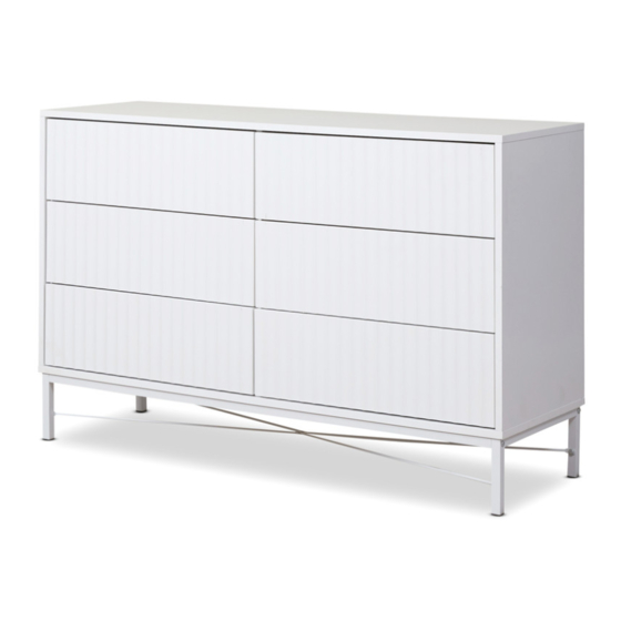 Mocka Nyla Six Drawer Assembly Instructions Manual