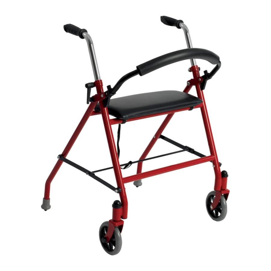 Drive 1239RD, 1239BL - Competitive Edge Rollator Assembly Manual