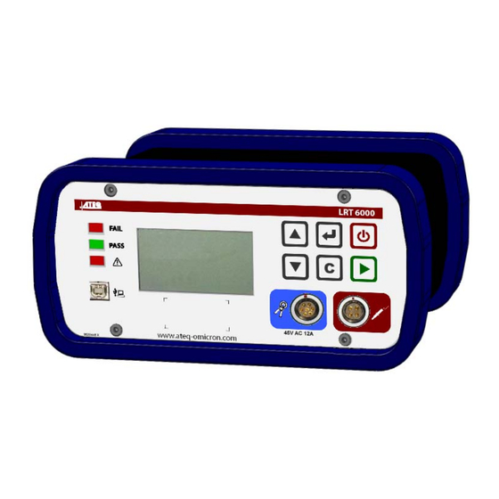 ATEQ LRT 6000 User Manual