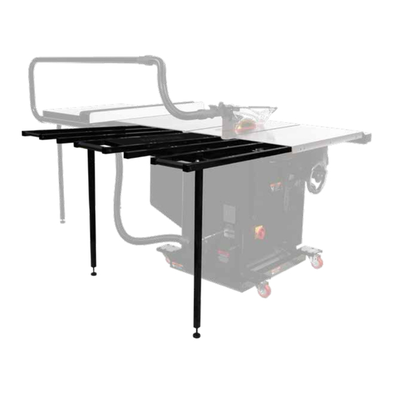 SawStop TSA-FOT Owner's Manual