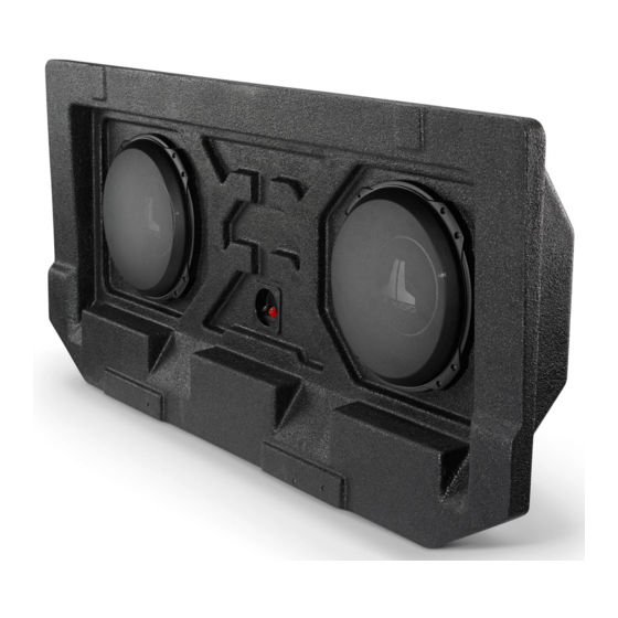 JL Audio Stealthbox SB-GM-AVAL/12TW3 Installation Manual