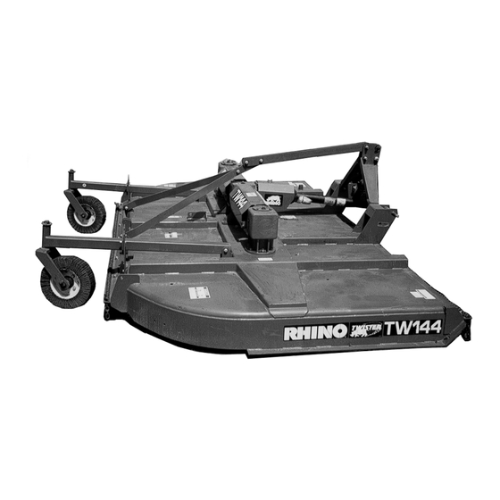 RHINO  TW144 Operator's Manual