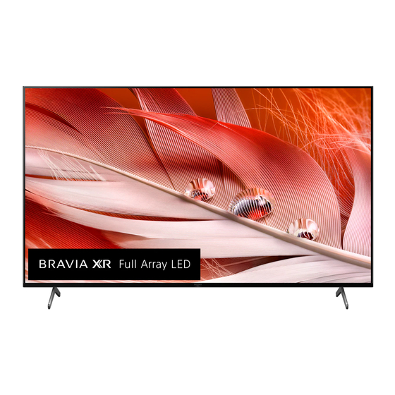 Sony BRAVIA X90J Manuals