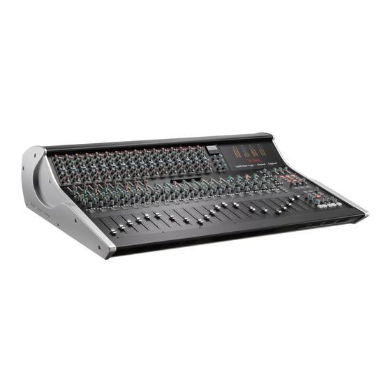 Solid State Logic XL-Desk Owner's Manual