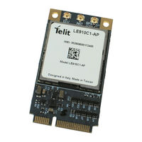 Telit Wireless Solutions xE910 Hardware Reference Manual