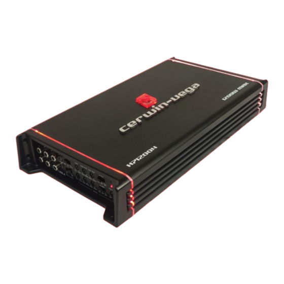 Cerwin-Vega HED Series User Manual