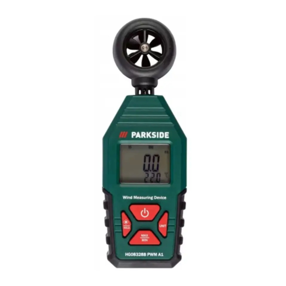 Parkside PWM A1 Operation And Safety Notes