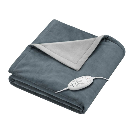 Beurer HD 75 Cosy Dark Grey Instructions For Use Manual