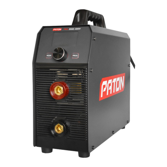 Paton PRO-160 D User Manual