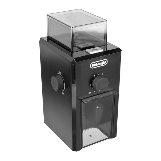 DeLonghi KG 79 Important Instructions