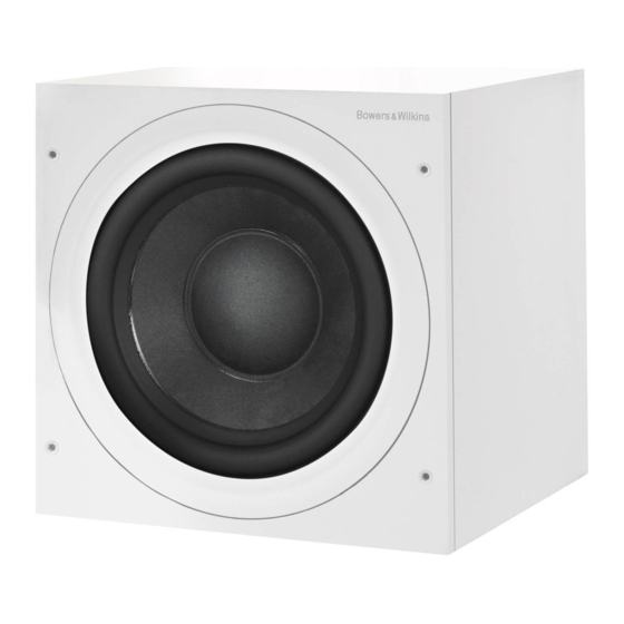Bowers & Wilkins ASW608 Manual