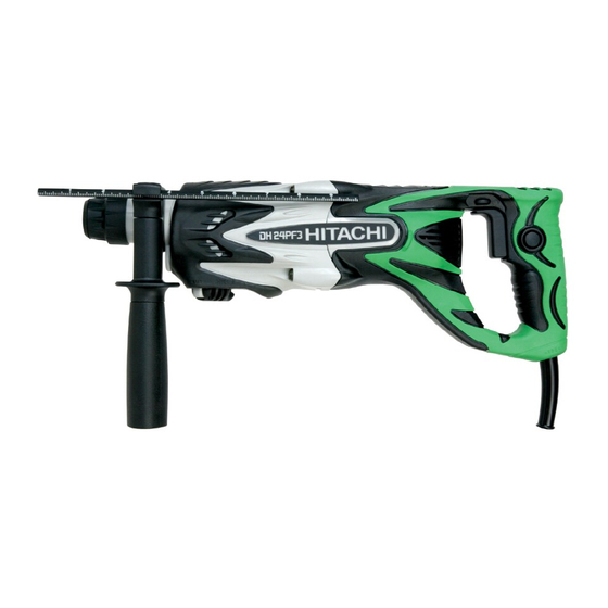 Hitachi DH 24PF3 Instruction Manual And Safety Instructions