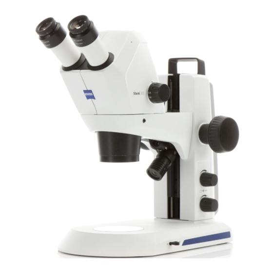 Zeiss Stemi 305 cam Stereo Microscope Manuals