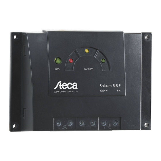 Steca Solsum 6.6F Operating Manual