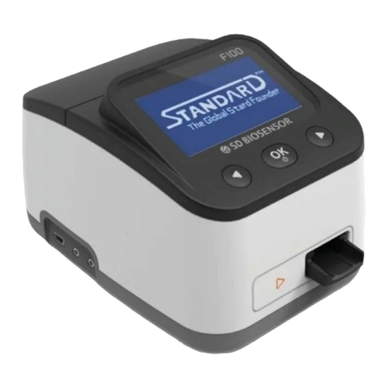 SD Biosensor F100 User Manual
