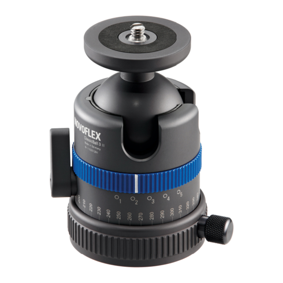 NOVOFLEX ClassicBall CB3-II User Manual